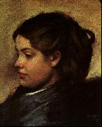 Edgar Degas Madamoiselle Dobigny oil on canvas